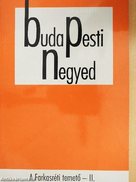 Budapesti Negyed 2003. ősz