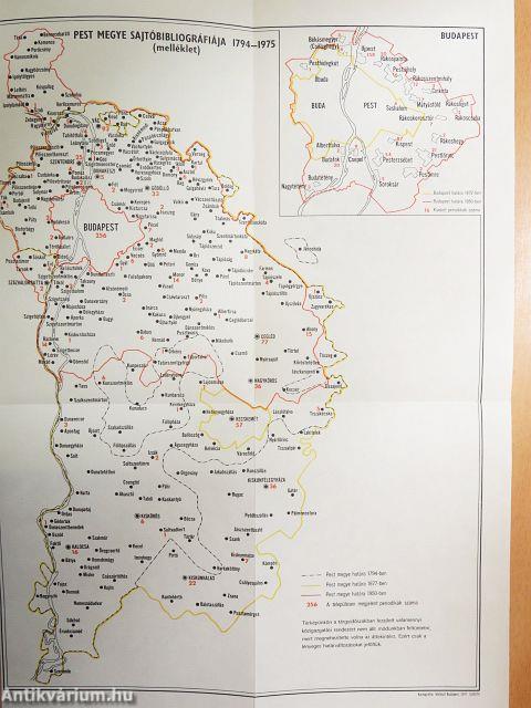 Pest megye sajtóbibliográfiája 1794-1975