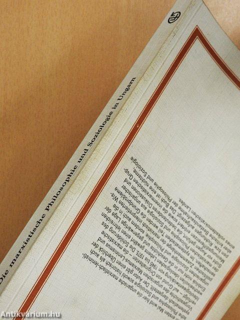 Die marxistische Philosophie und Soziologie in Ungarn