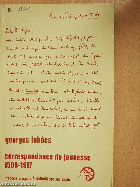 Correspondance de jeunesse 1908-1917