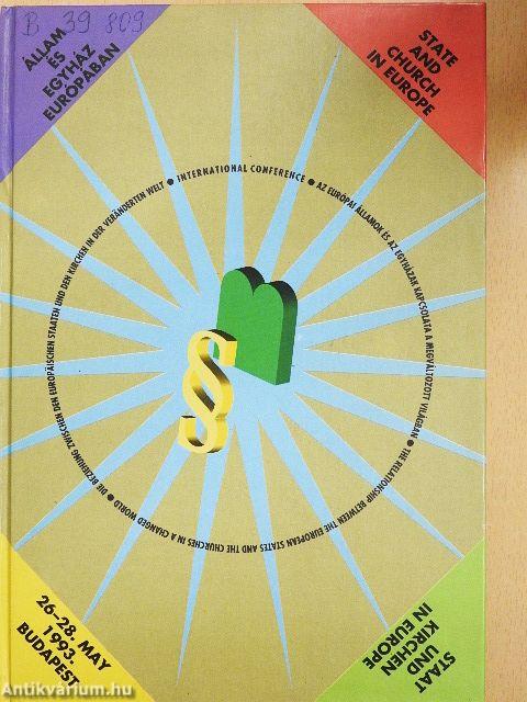 Az európai államok és az egyházak kapcsolata a megváltozott világban