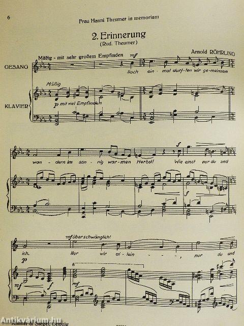 Sechs Lieder