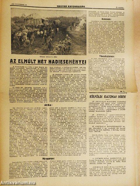 Magyar katonaujság 1942. november 28./A magyar katonaujság melléklete 1942. november 28.