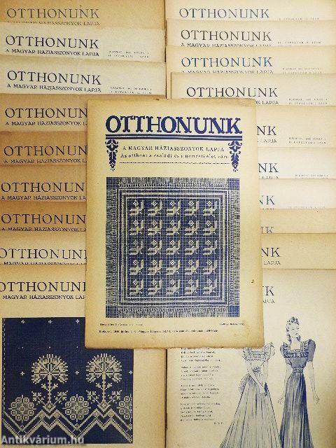 Otthonunk 1940., 1942-1944. (vegyes számok) (20 db)
