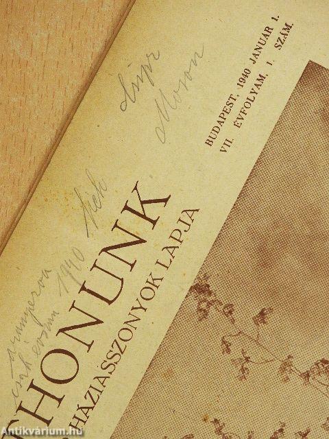 Otthonunk 1934-1935., 1937-1940. (vegyes számok) (20 db)