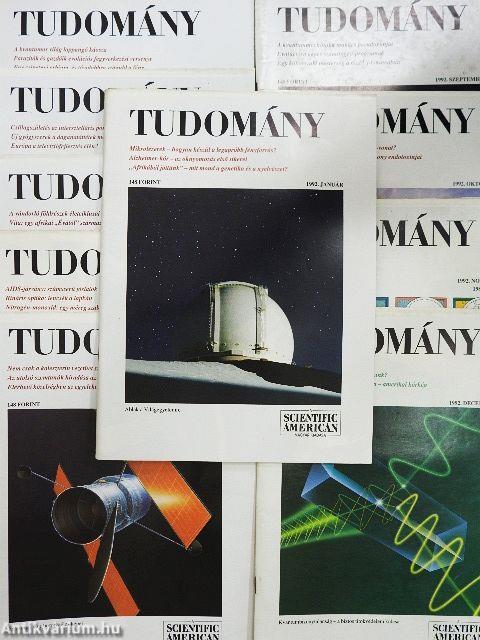 Tudomány 1992. (nem teljes évfolyam)
