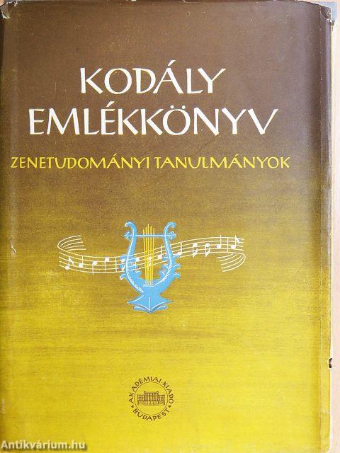 Kodály emlékkönyv