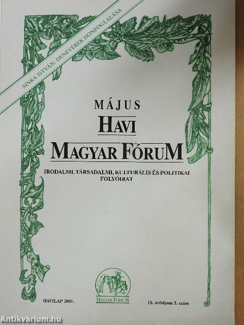 Havi Magyar Fórum 2001. május
