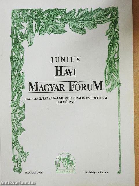 Havi Magyar Fórum 2001. június