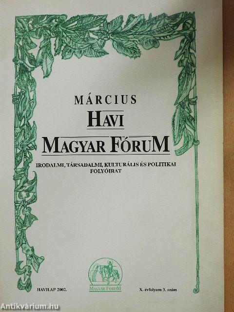 Havi Magyar Fórum 2002. március