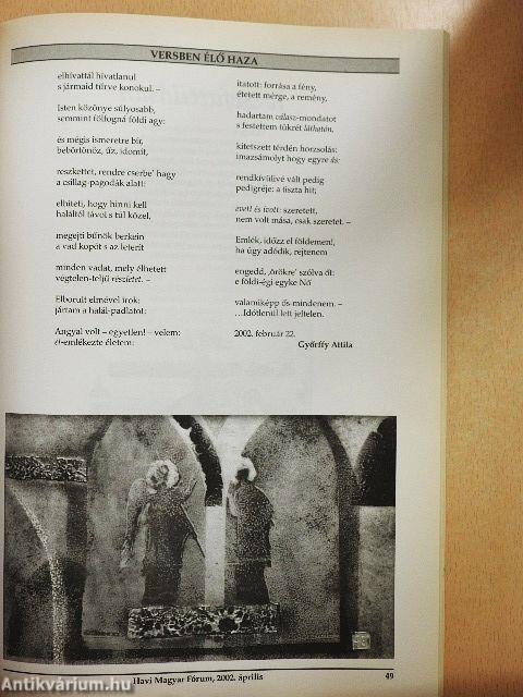 Havi Magyar Fórum 2002. április