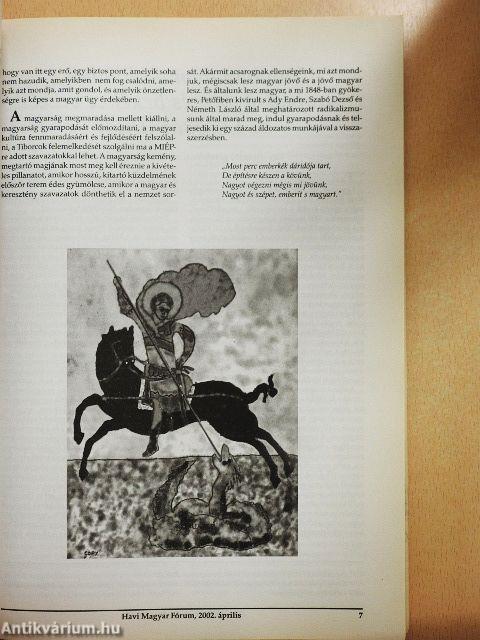 Havi Magyar Fórum 2002. április