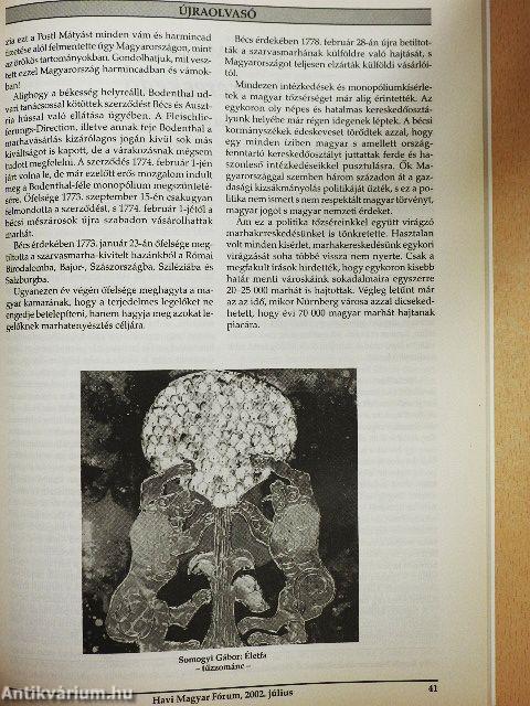 Havi Magyar Fórum 2002. július