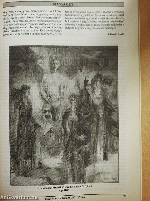 Havi Magyar Fórum 2002. július