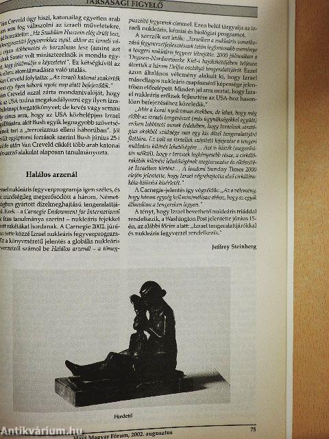 Havi Magyar Fórum 2002. augusztus
