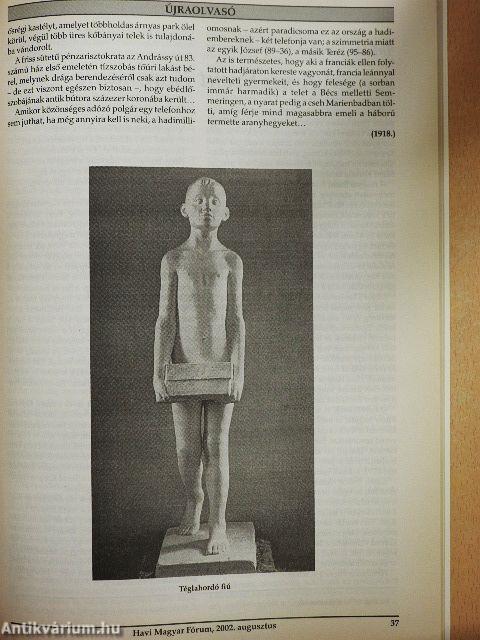 Havi Magyar Fórum 2002. augusztus