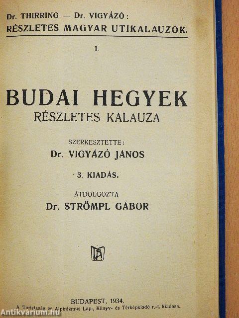 Budai hegyek részletes kalauza