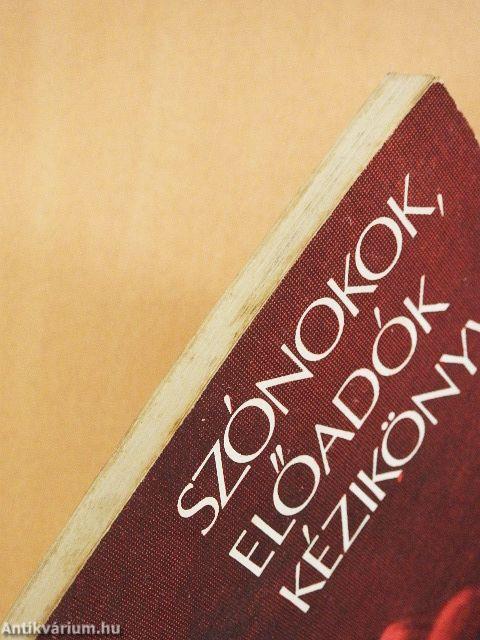 Szónokok, előadók kézikönyve