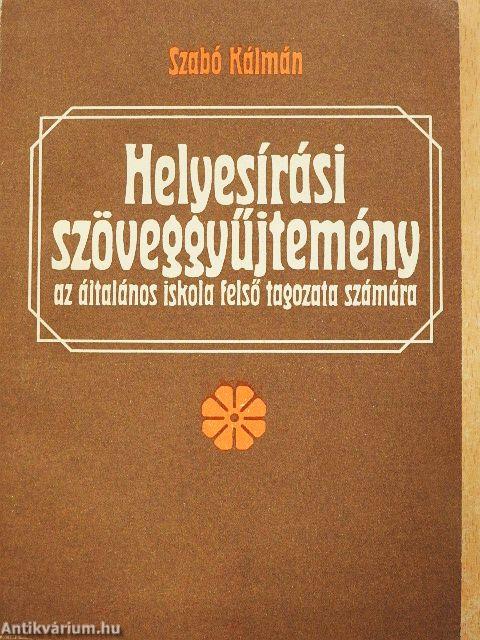 Helyesírási szöveggyűjtemény