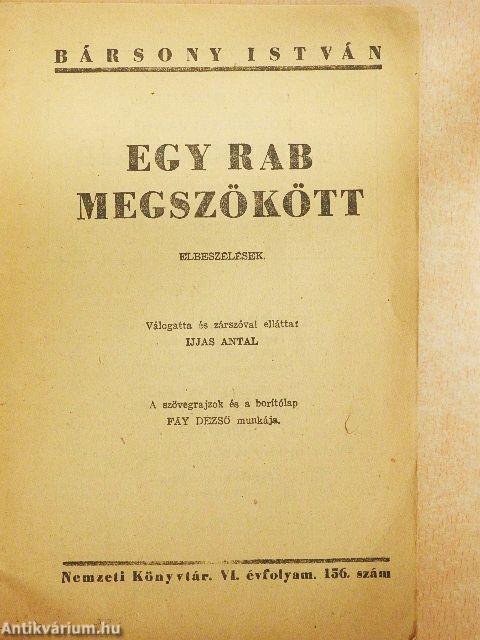 Egy rab megszökött