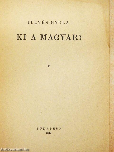 Ki a magyar?