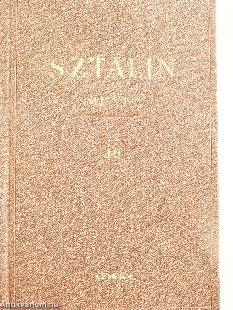 I. V. Sztálin művei 10.