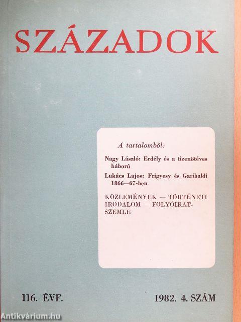 Századok 1982/4.