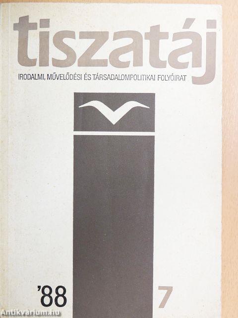 Tiszatáj 1988. július
