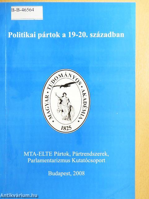 Politikai pártok a 19-20. században