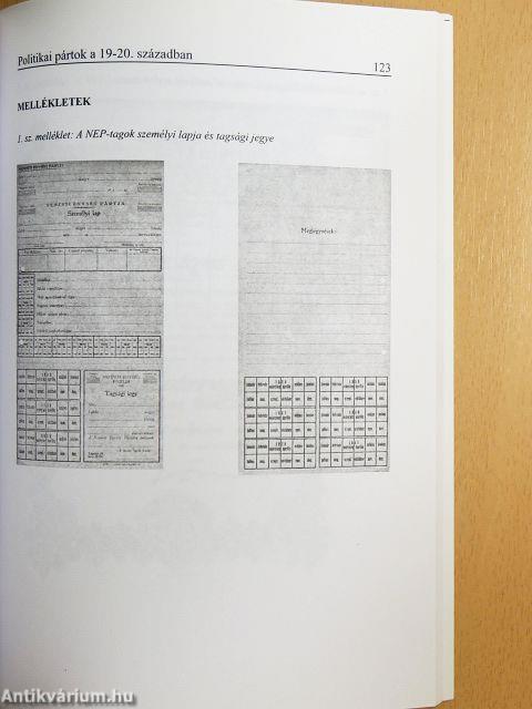 Politikai pártok a 19-20. században