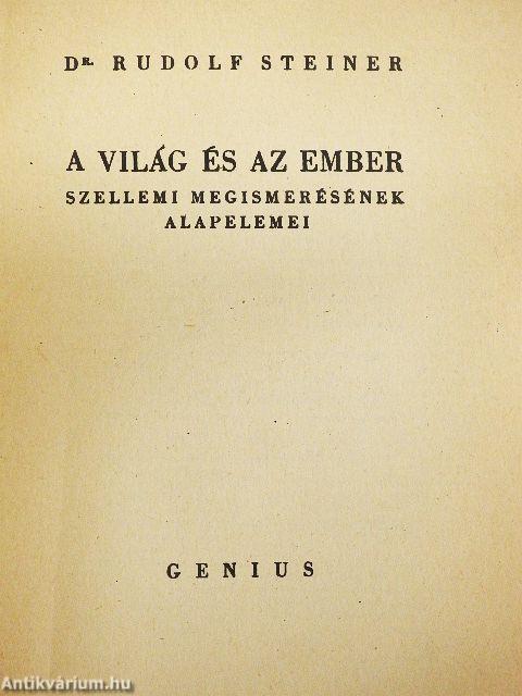 A világ és az ember szellemi megismerésének alapelemei