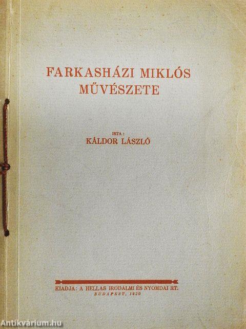 Farkasházi Miklós művészete