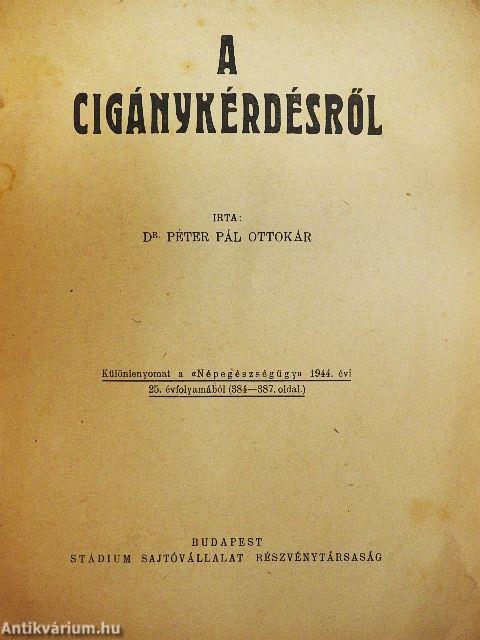 A cigánykérdésről