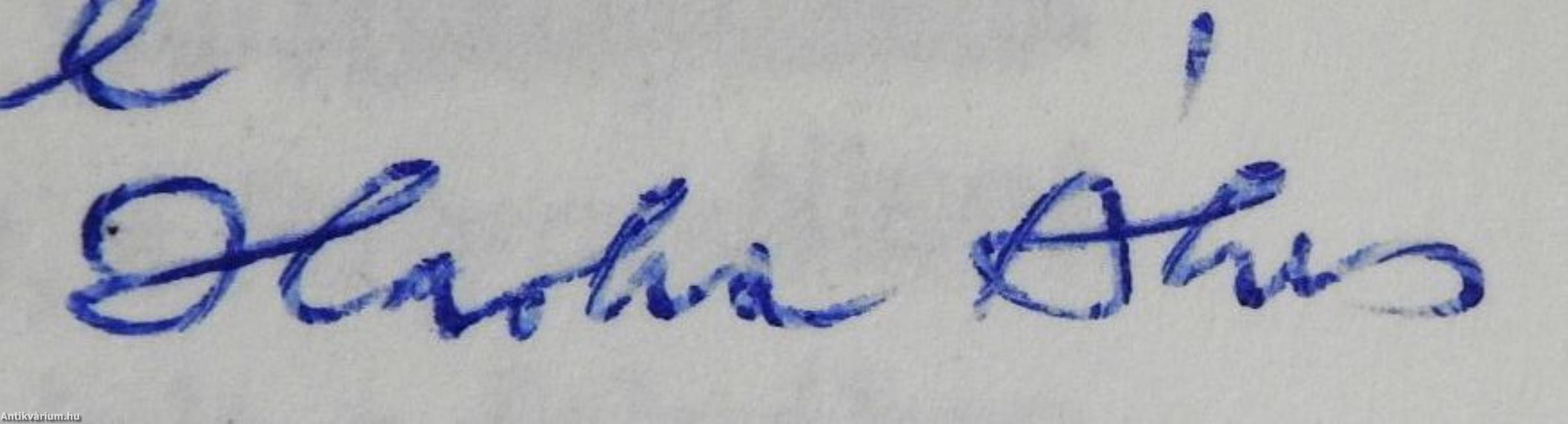 Tiszafüredi tanulmányok 1. - Természettudományi tanulmányok (dedikált példány)