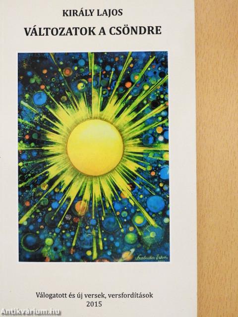 Változatok a csöndre (dedikált példány)