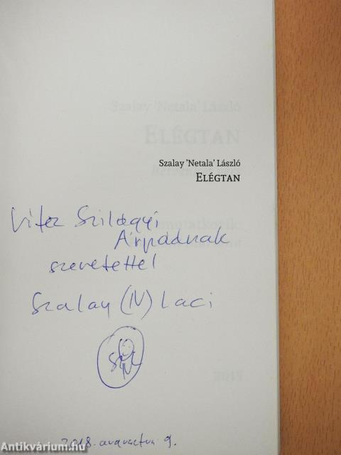 Elégtan (dedikált példány)