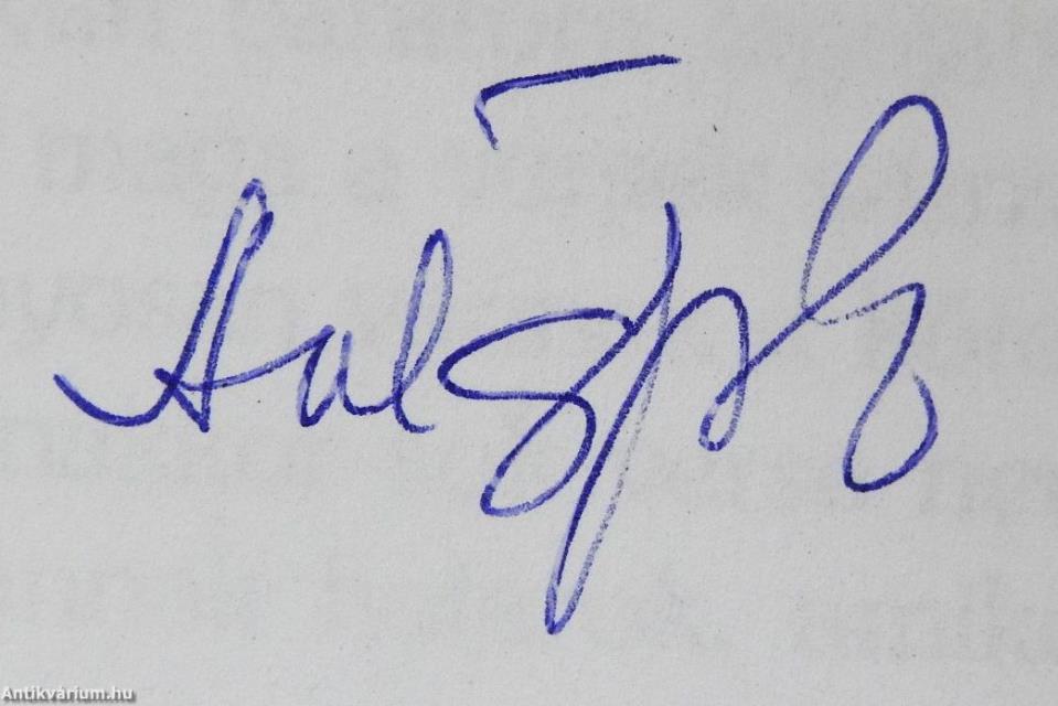 Örökáron (dedikált példány)
