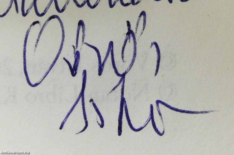 A szabadság első éjszakája (dedikált példány)