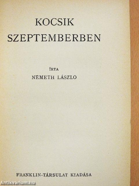 Kocsik szeptemberben