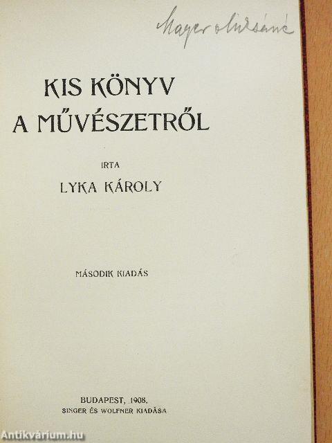 Kis könyv a művészetről