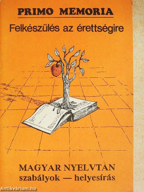 Felkészülés az érettségire - Magyar nyelvtan