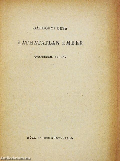 Láthatatlan ember
