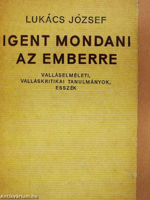 Igent mondani az emberre
