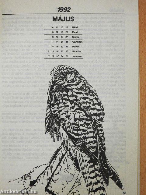 NIMRÓD Vadászkalendárium 1992.
