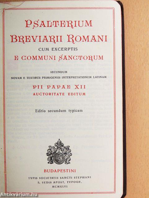 Psalterium Breviarii Romani