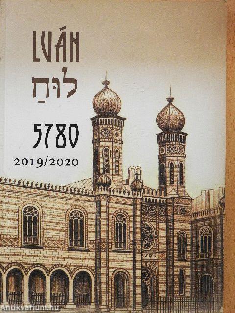 Az 5780. zsinagógai év naptára