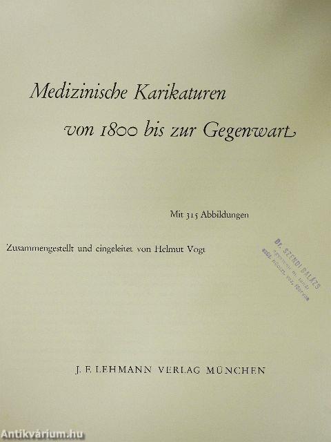 Medizinische Karikaturen von 1800 bis zur Gegenwart