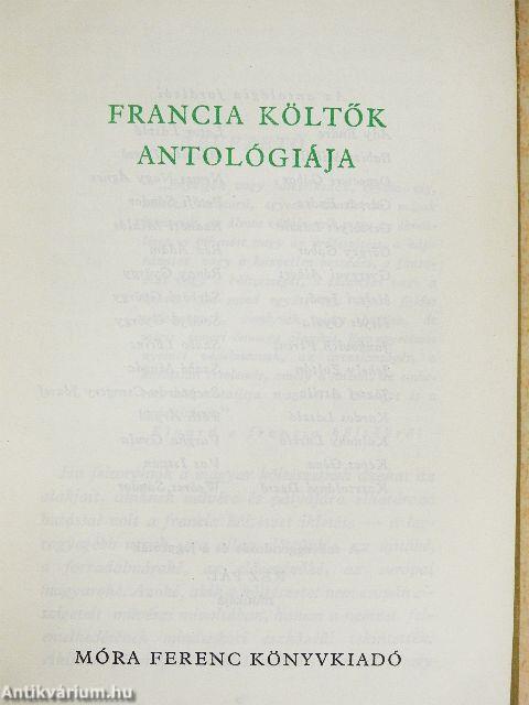 Francia költők antológiája
