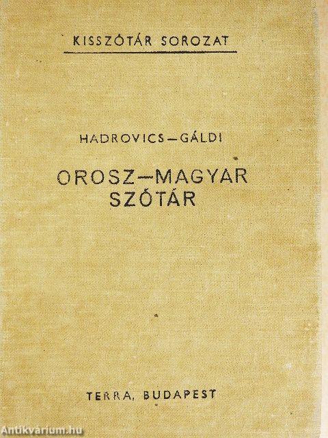 Orosz-magyar szótár 