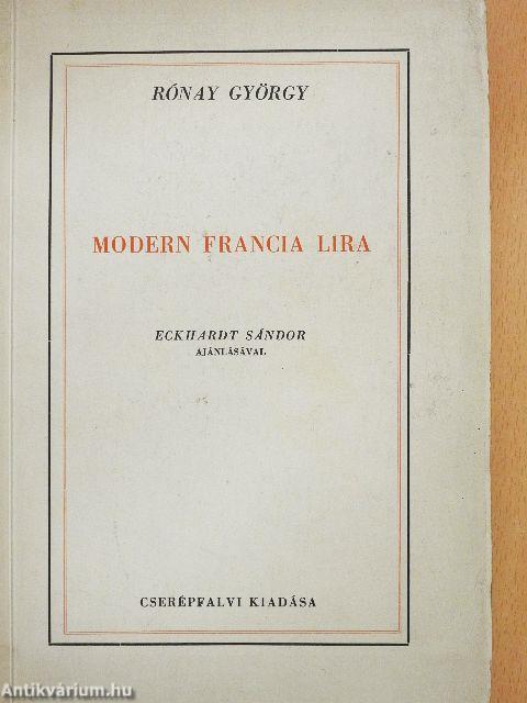 Modern francia lira